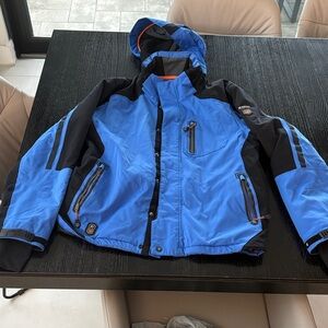 Men's Blue and Black Killtec Ski Jacket